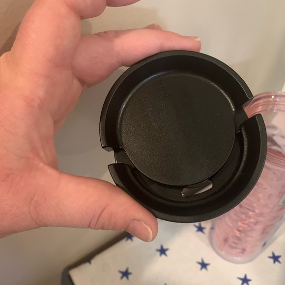 Starbucks 16 oz Pink Textured Tumbler with Black Lid - Picture 6 of 6